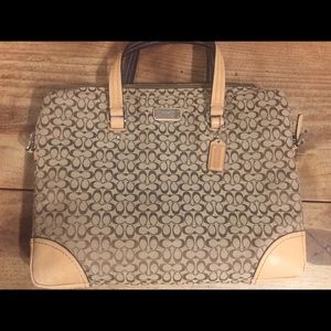 Authentic Coach Laptop Bag